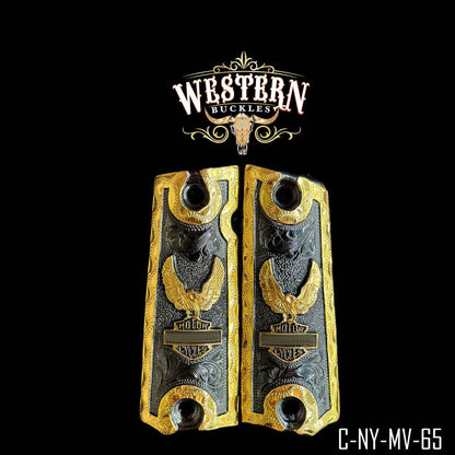 Cachas Colt 1911 Grips Harley Davidson - Western Buckles