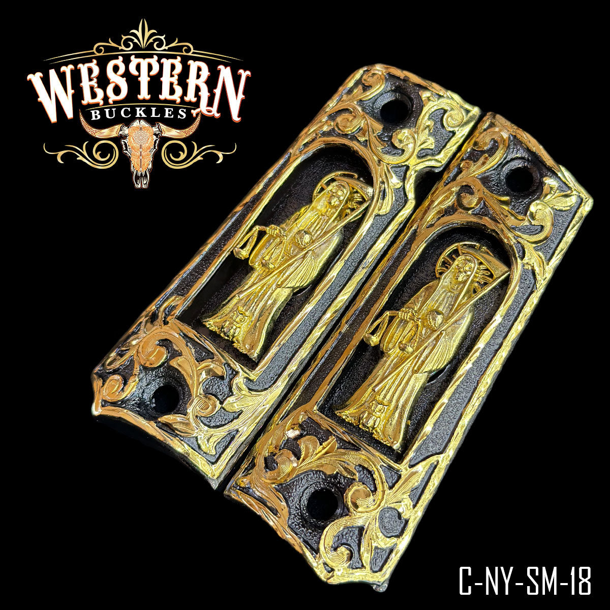 Cachas Colt 1911 Grips Santa Muerte