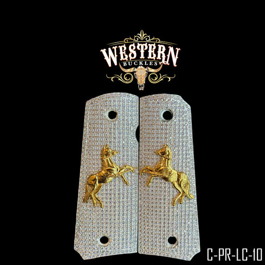 Cachas Colt 1911 Grips Premium Caballo Colt Zirconias