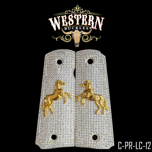 Cachas Colt 1911 Grips Premium Caballo Colt Zirconias