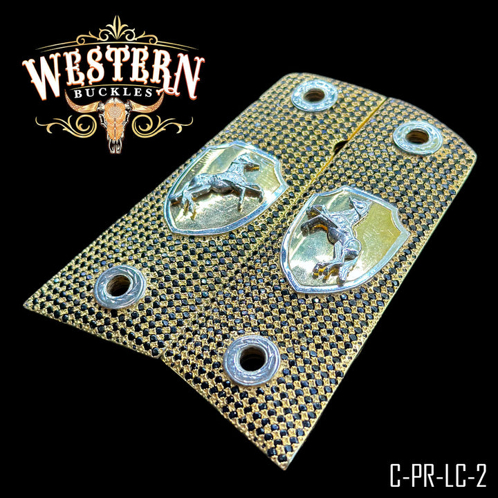 1911 Cachas — Detail View | Western Buckles Handcrafted | SKU C-PR-LC-2