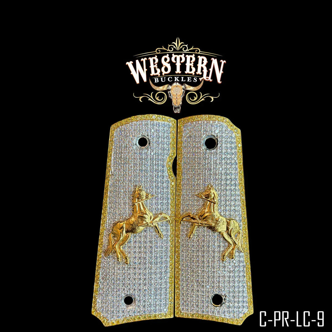 Cachas Colt 1911 Grips Premium Caballo Colt Zirconias
