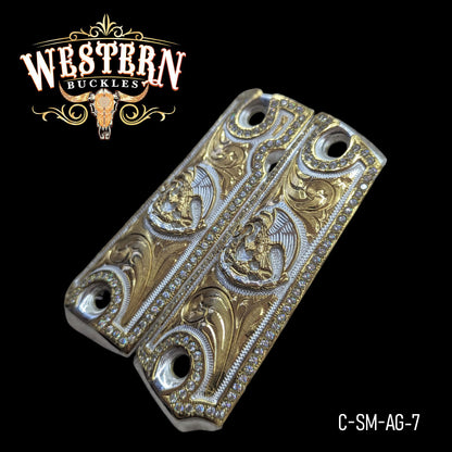 Cachas Colt 1911 Aguila Zirconias.