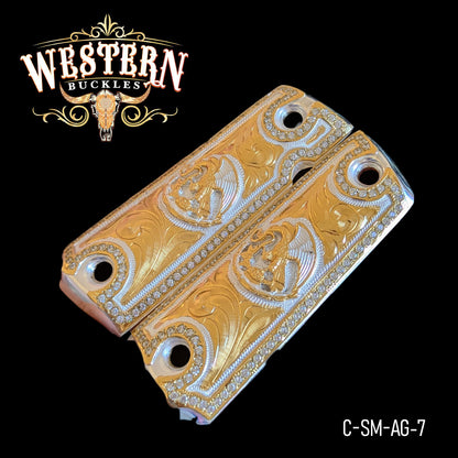 Cachas Colt 1911 Aguila Zirconias.