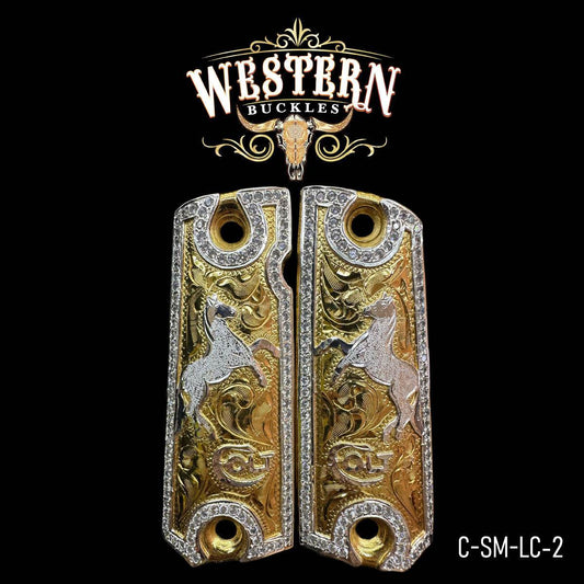 Cacha Colt 1911 Caballo Colt Piedras - Western Buckles