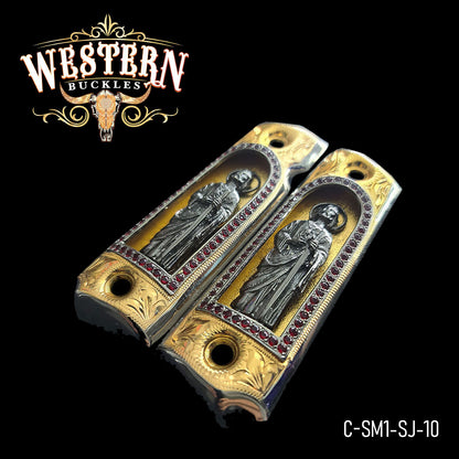 Cachas Colt 1911 Grips San Judas Piedras