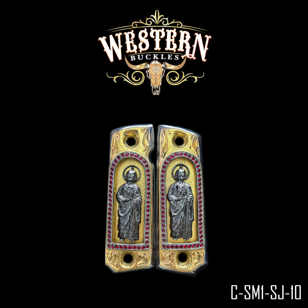 1911 San Judas Cachas | Handcrafted by Western Buckles | SKU C-SM1-SJ-10