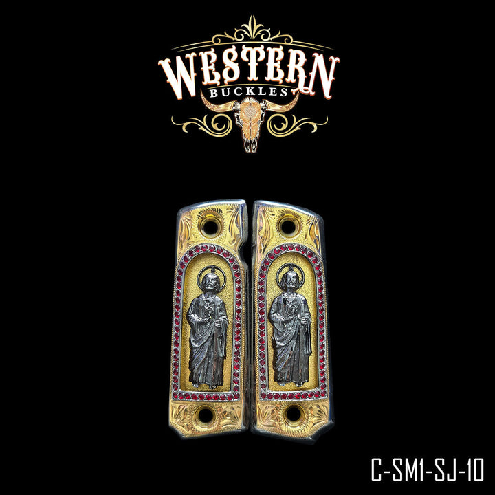 1911 San Judas Cachas | Handcrafted by Western Buckles | SKU C-SM1-SJ-10