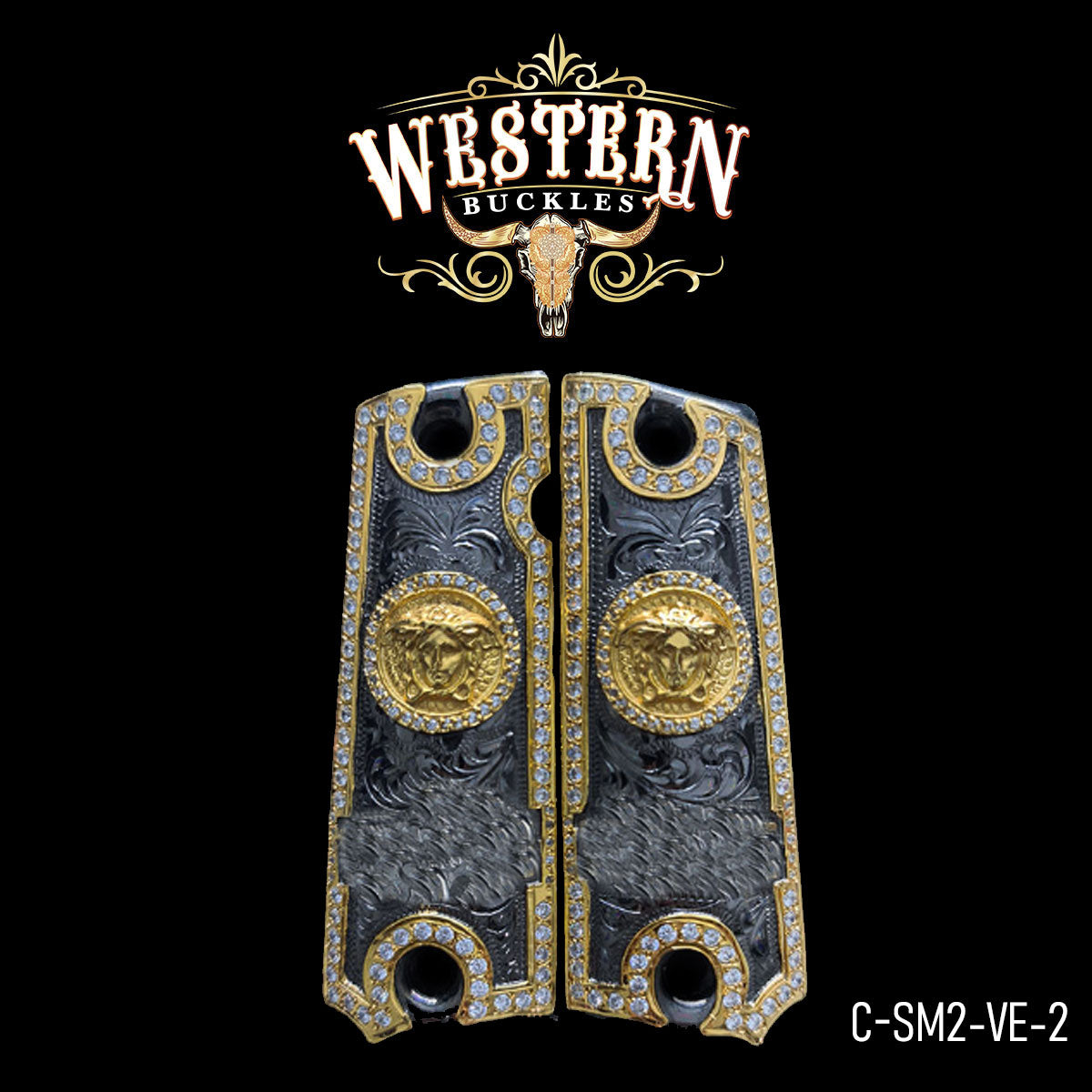 Cachas Colt 1911 Grips Medusa Piedras