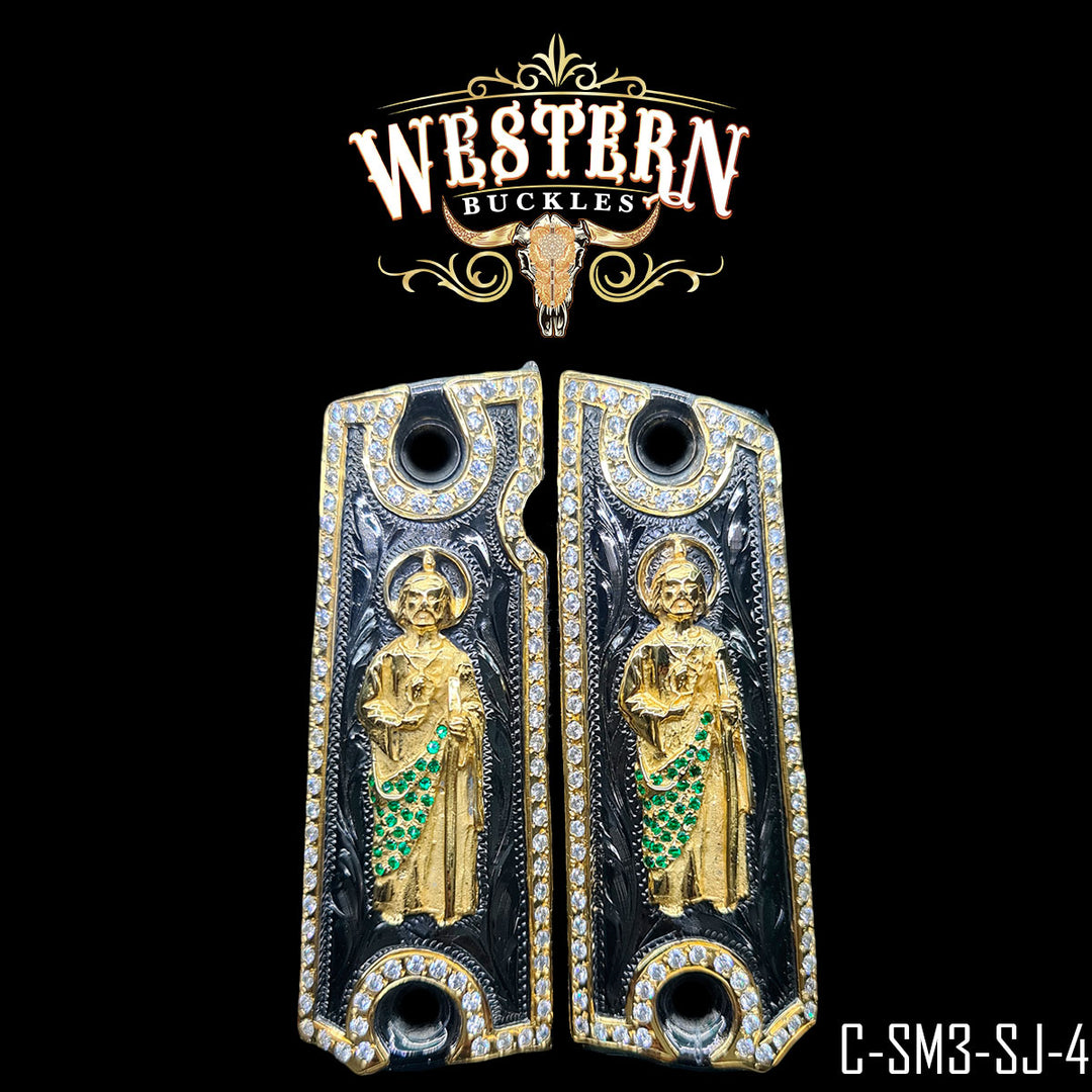 1911 Saint Jude Cachas | Handcrafted by Western Buckles | SKU C-SM3-SJ-4