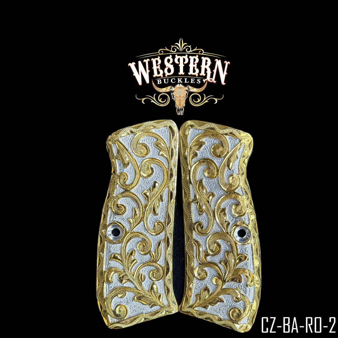 Cachas CZ 9mm Grips Rameado