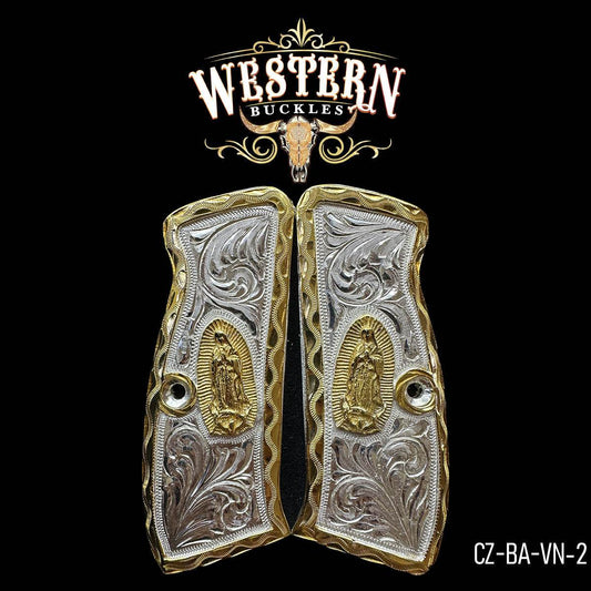 Cachas CZ 9mm Grips Virgin. - Western Buckles