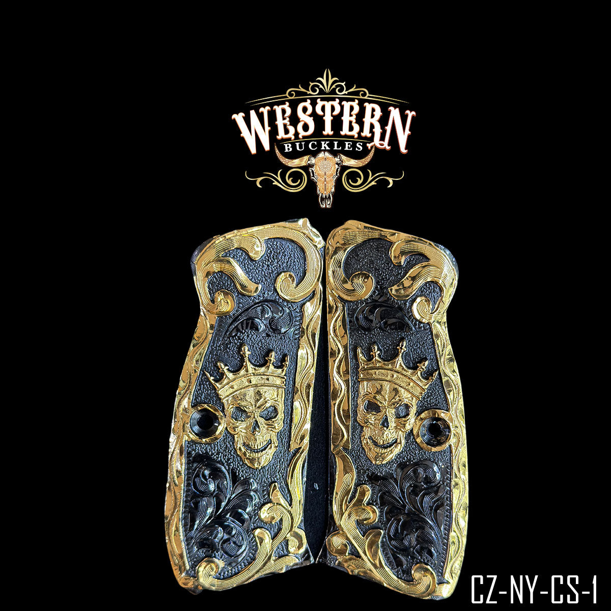 Cachas CZ 9mm Grips Calavera