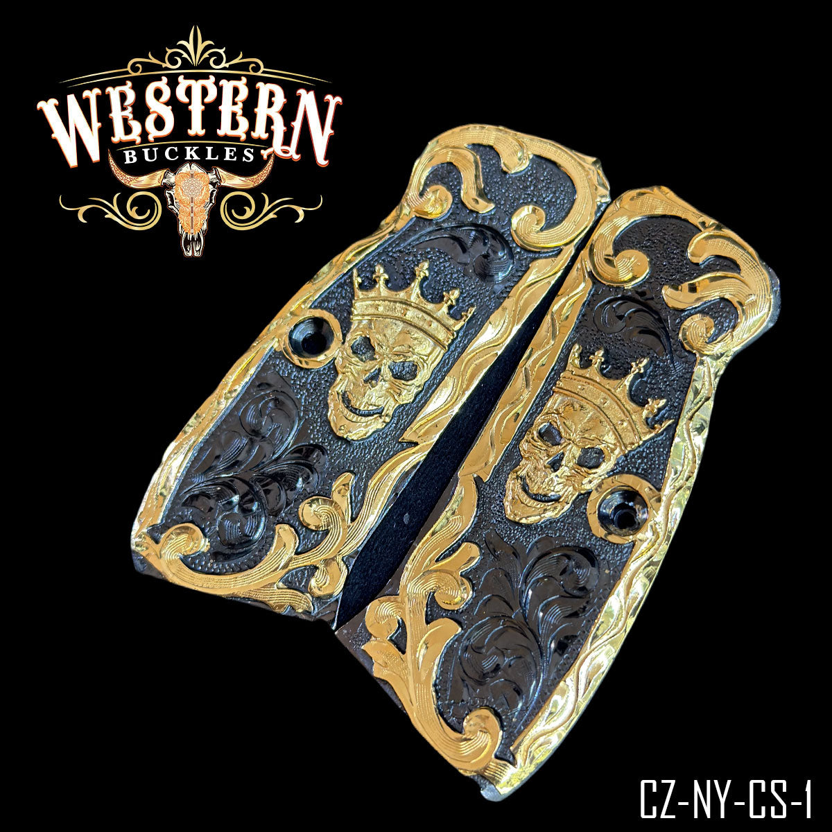 Cachas CZ 9mm Grips Calavera