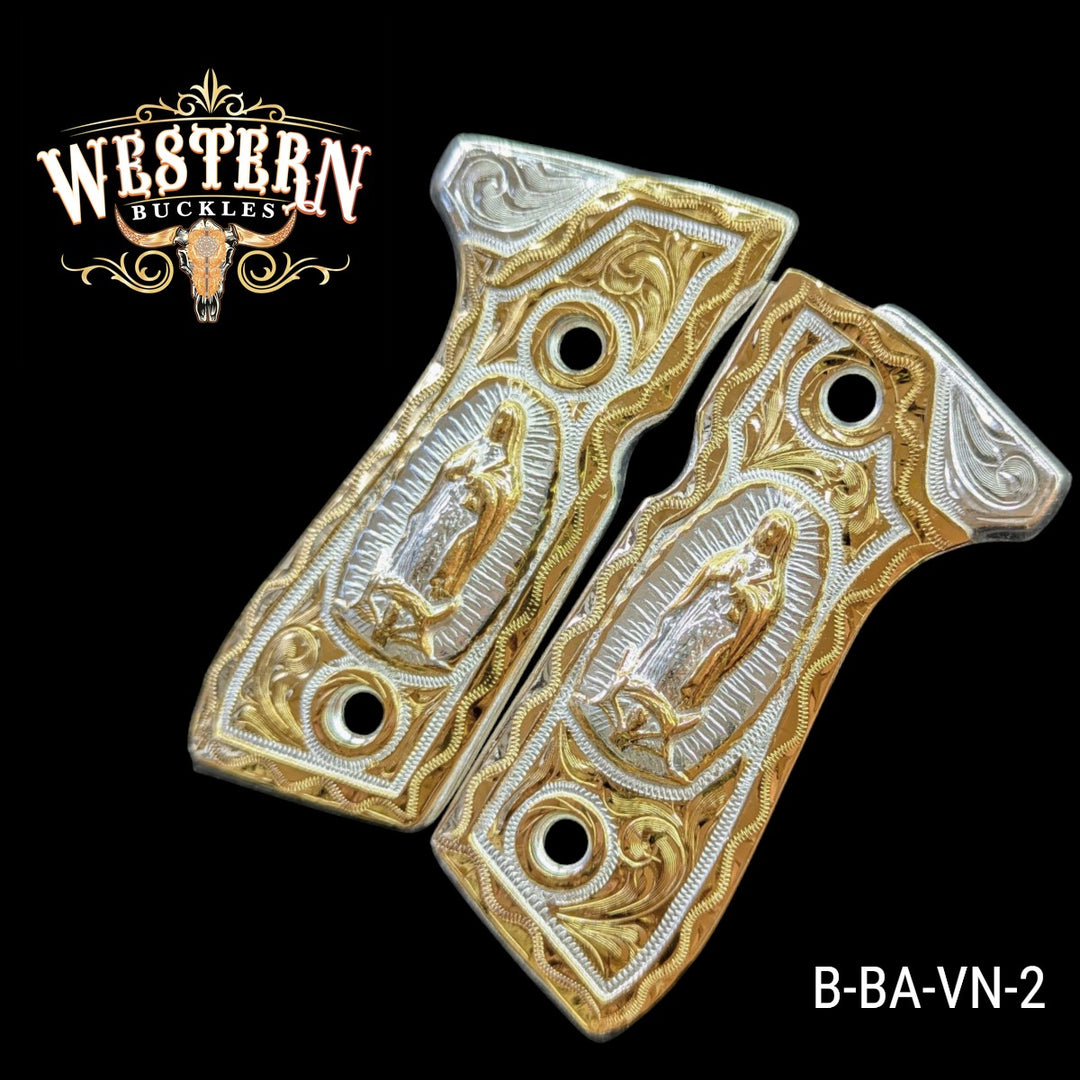 Cacha Beretta 92fs Virgen Rameada-The Western Buckles