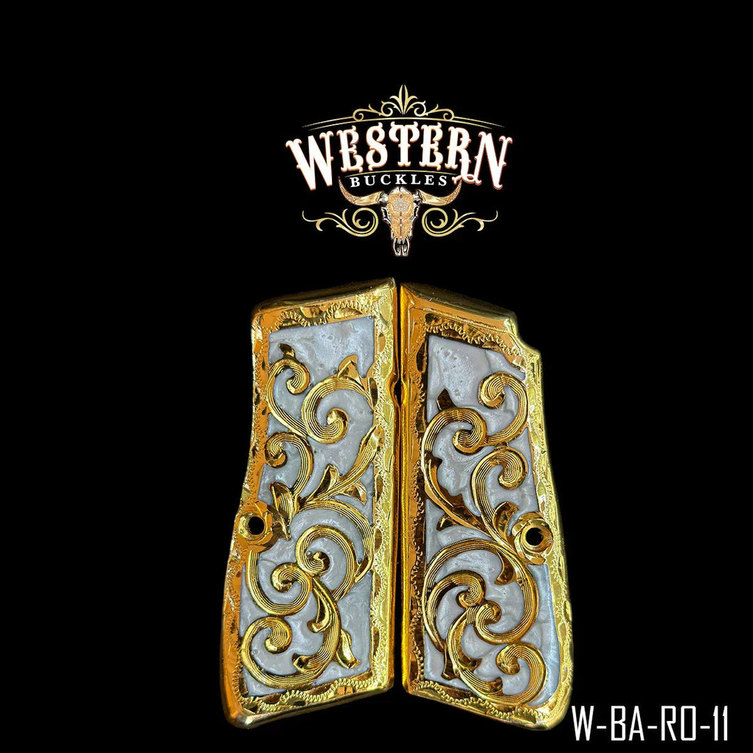 Cachas Browning HIGH POWER 9MM Rameada-The Western Buckles