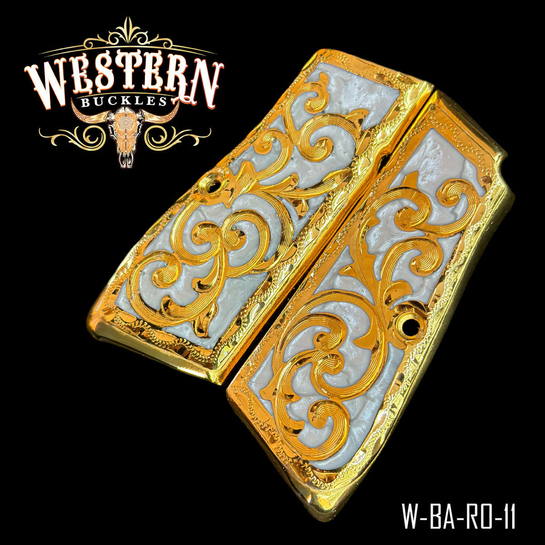 Cachas Browning HIGH POWER 9MM Rameada-The Western Buckles