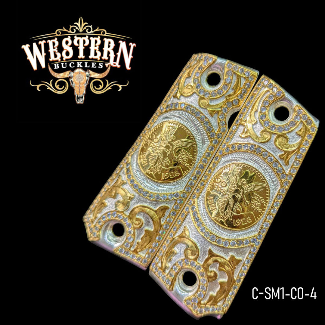 Cachas Colt 1911 Grips Centenario Zirconias