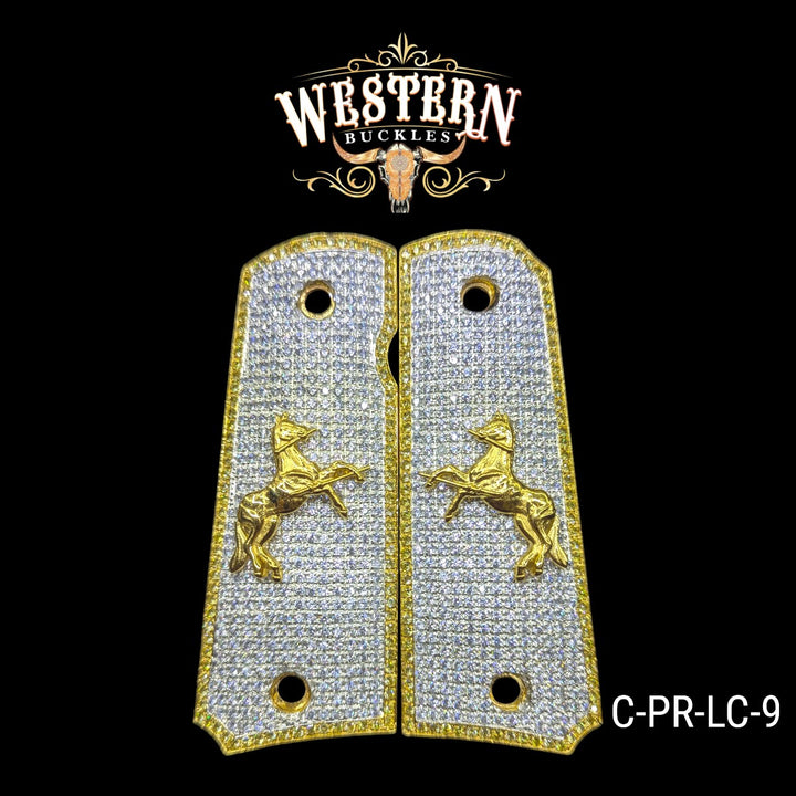 Cachas Colt 1911 Grips Premium Caballo Colt Zirconias