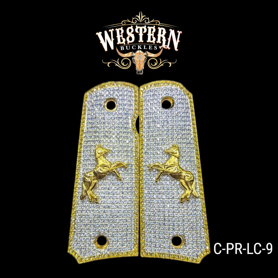 Cachas Colt 1911 Grips Premium Caballo Colt Zirconias