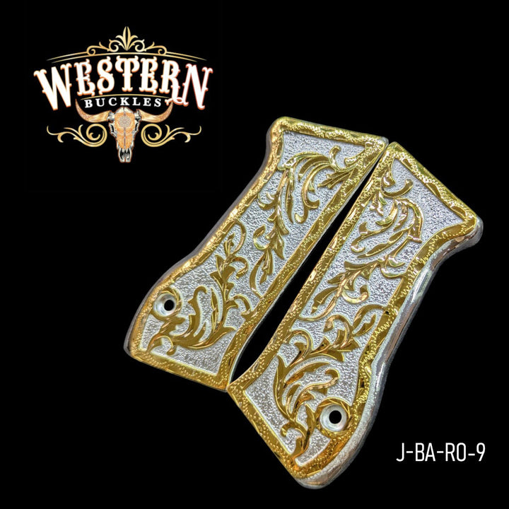 Cachas Jericho 941 9MM Grips Engraving Oro-The Western Buckles
