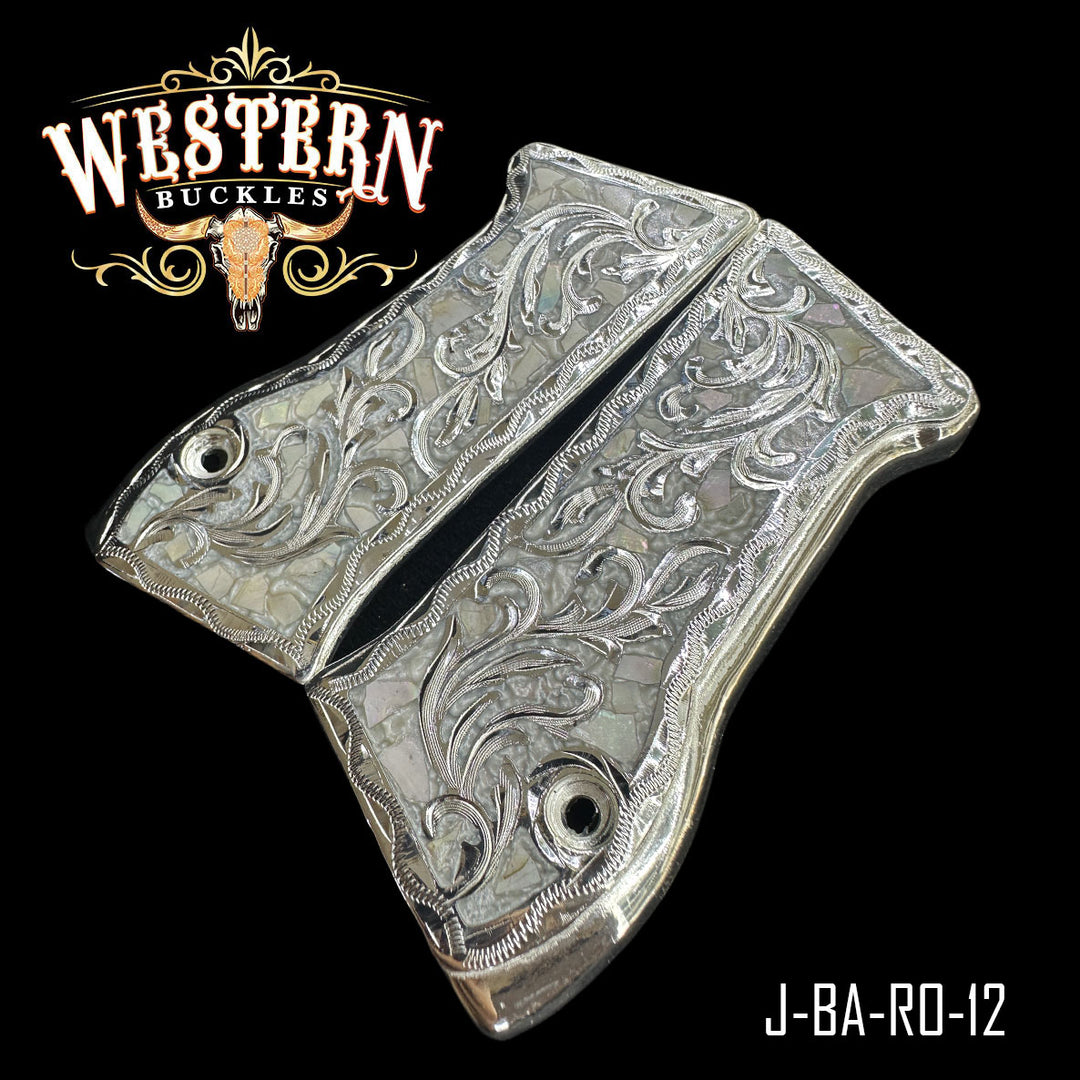 Cachas Jericho 941 9mm Rameado Plata y Resina-The Western Buckles