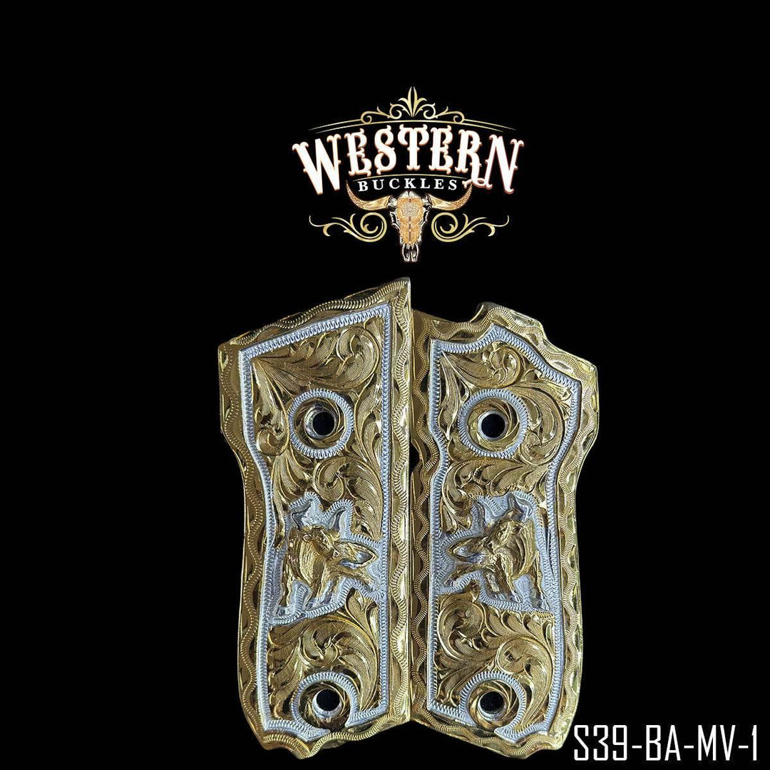 Cachas Smith &amp; Wesson 39 9mm Toro - Western Buckles