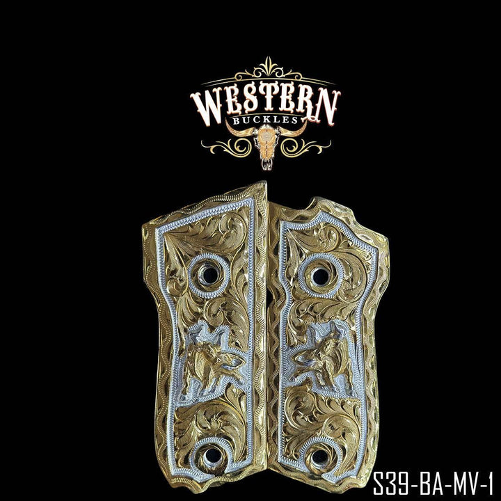 Cachas Smith &amp; Wesson 39 9mm Toro - Western Buckles