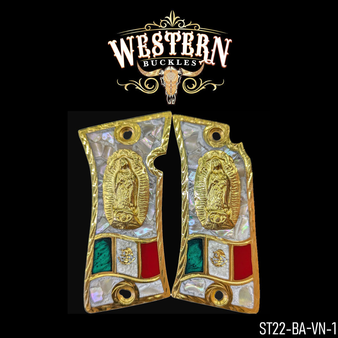 Cachas Star 22 Virgin White Resin-The Western Buckles