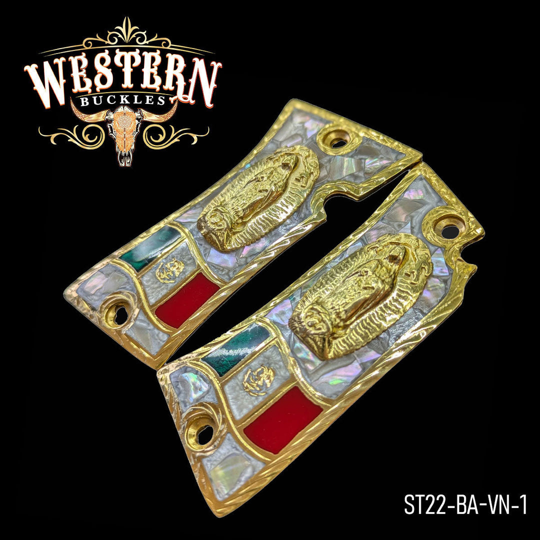 Cachas Star 22 Virgin White Resin-The Western Buckles