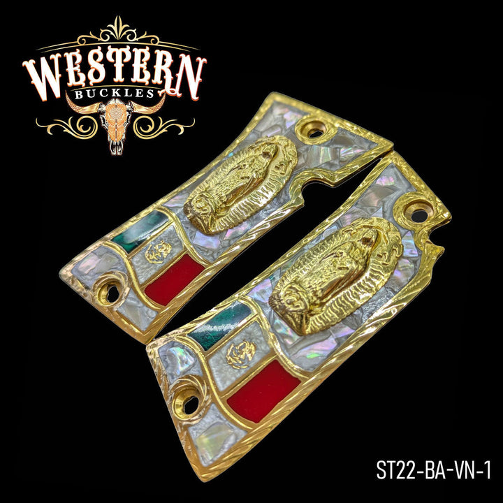 Cachas Star 22 Virgin White Resin-The Western Buckles