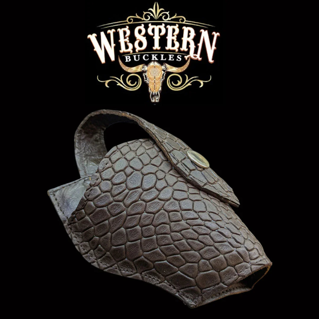 Gun Holster Brown Armadillo-The Western Buckles