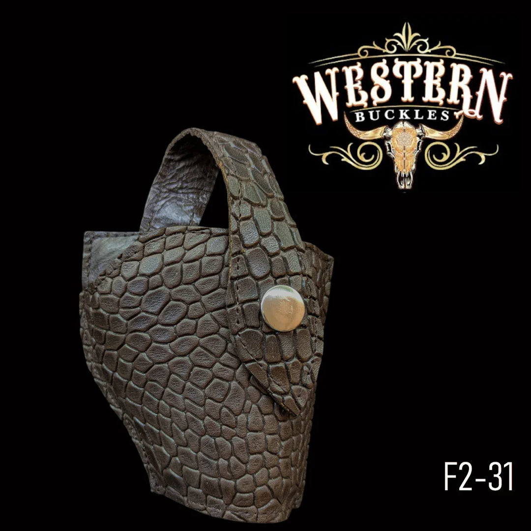 Gun Holster Brown Armadillo-The Western Buckles