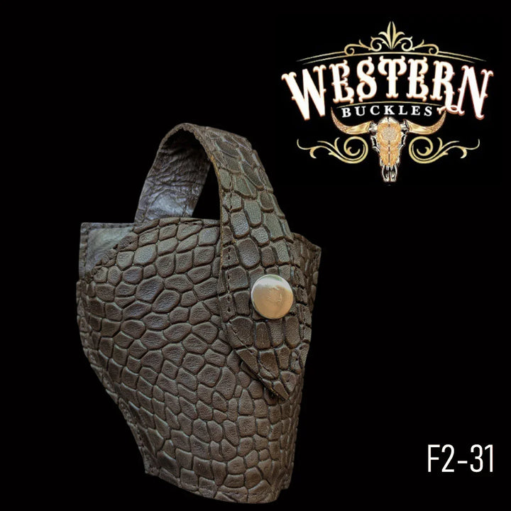 Gun Holster Brown Armadillo-The Western Buckles