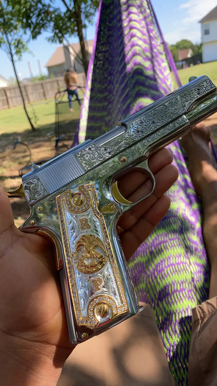 Custom 1911 Eagle Grips