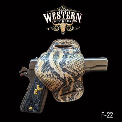 Gun Holster Funda Serpiente Cafe