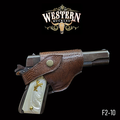 Gun Holster Funda Serpiente Cafe.