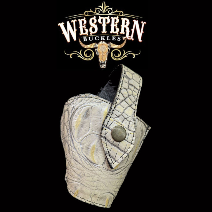 Gun Holster Sintetic Beige Leather
