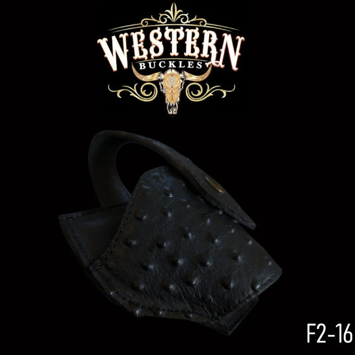 Gun Holster Funda Avestruz Negro