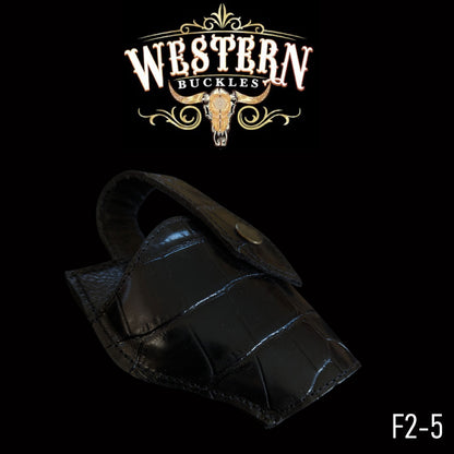 Gun Holster Funda Cocodrilo Negro
