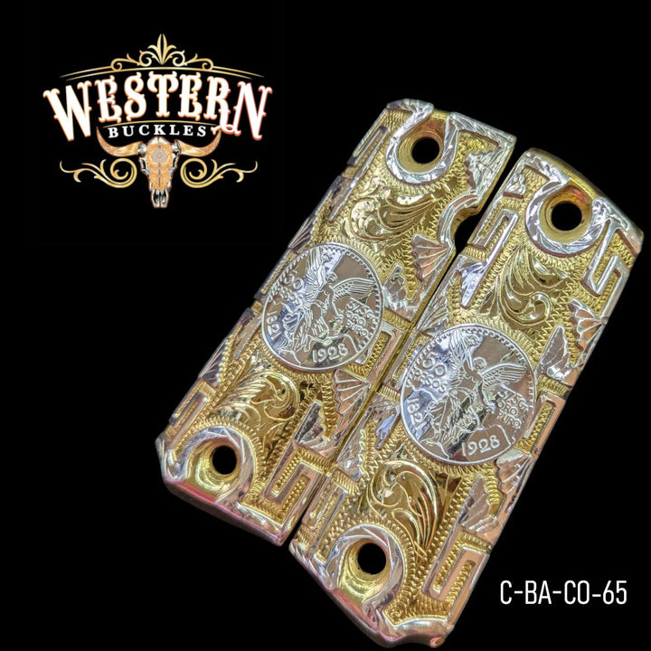 Full Size 1911 Silver and Gold Plated