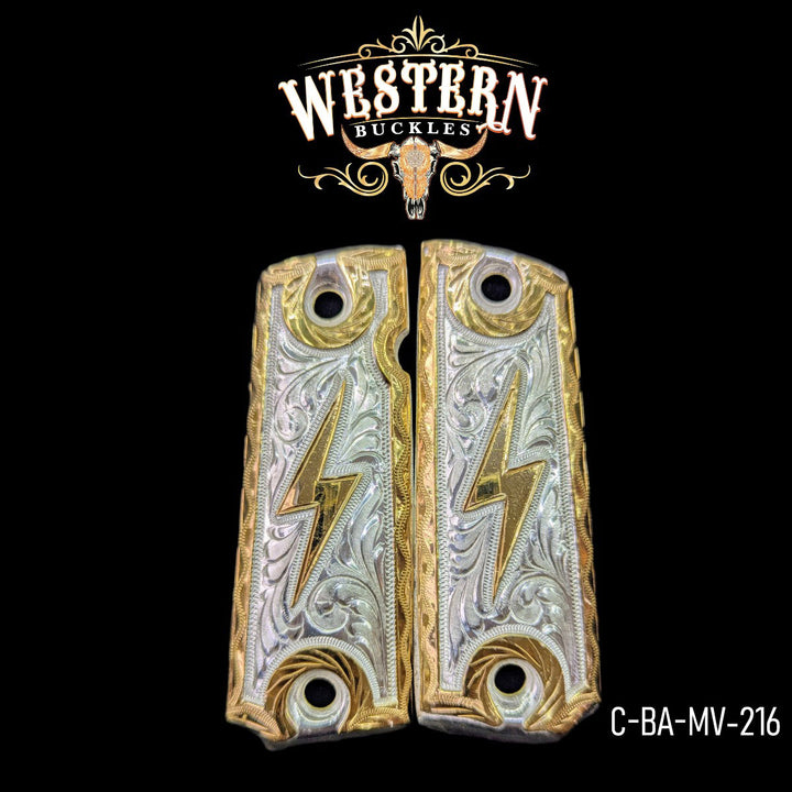 Full Size 1911 Thunderbolt 24K Gold-Plated with Silver-Plated