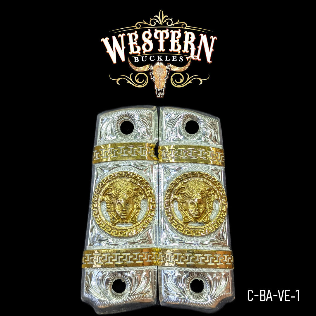 1911 Medusa Grecas Engraved-The Western Buckles