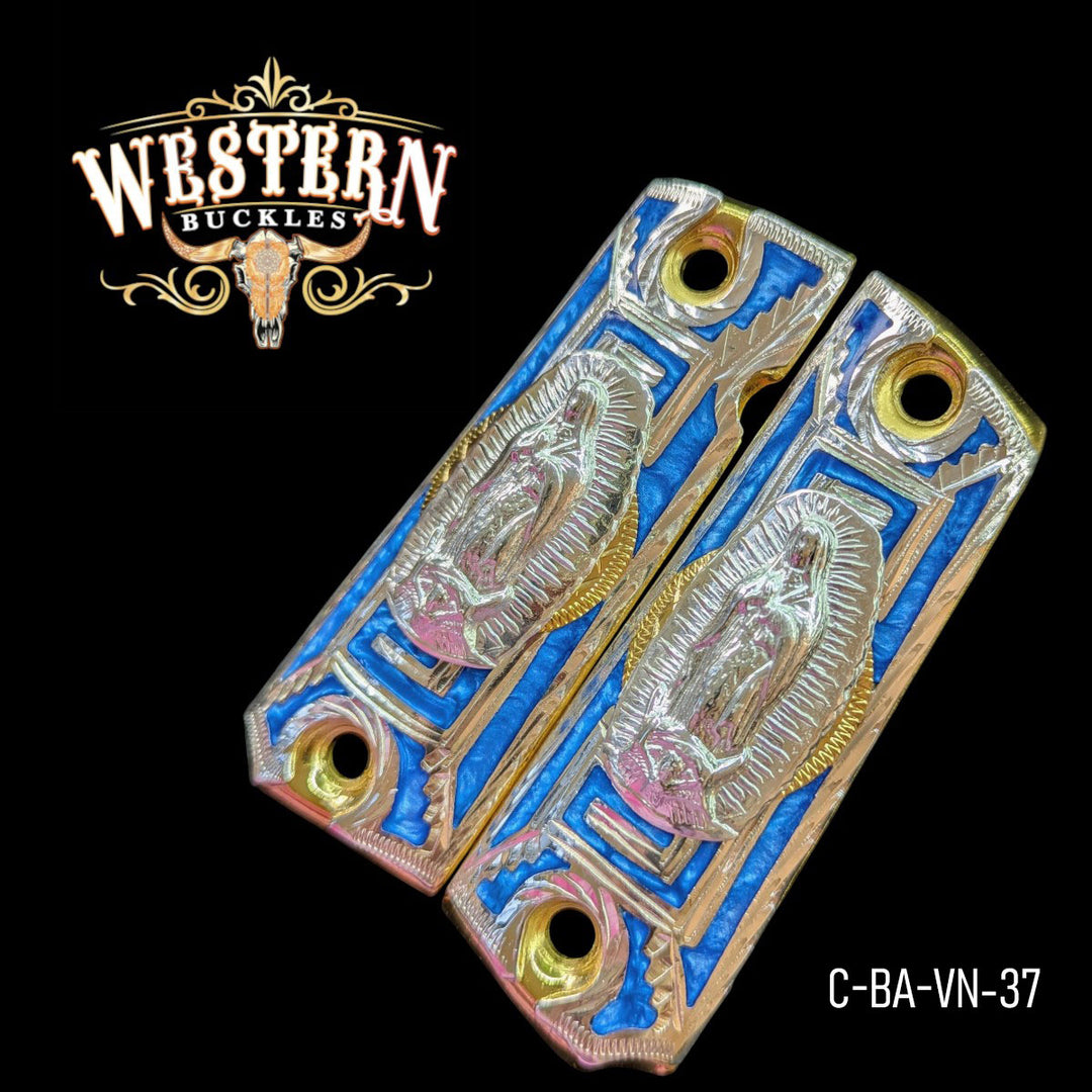 Fullsize 1911 Virgin Gold, Silver and Blue Resin