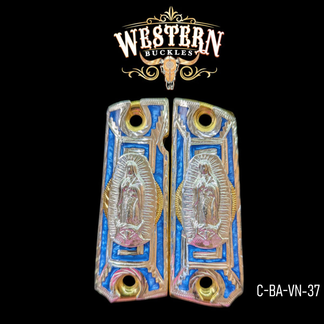 Fullsize 1911 Virgin Gold, Silver and Blue Resin