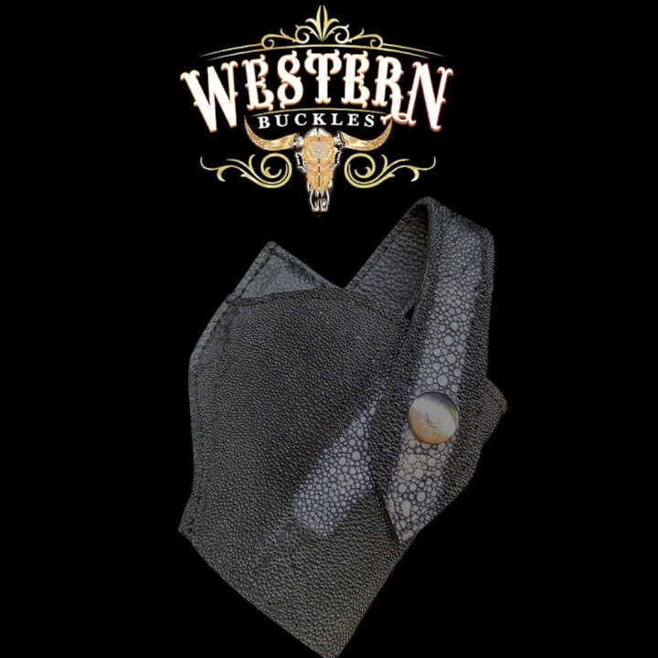 Gun Holster Sintetic Black Mantarraya-The Western Buckles