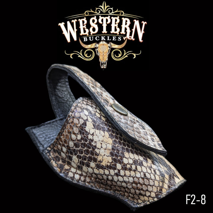 Gun Holster Sintetic White Snake-The Western Buckles