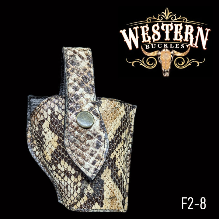 Gun Holster Sintetic White Snake-The Western Buckles