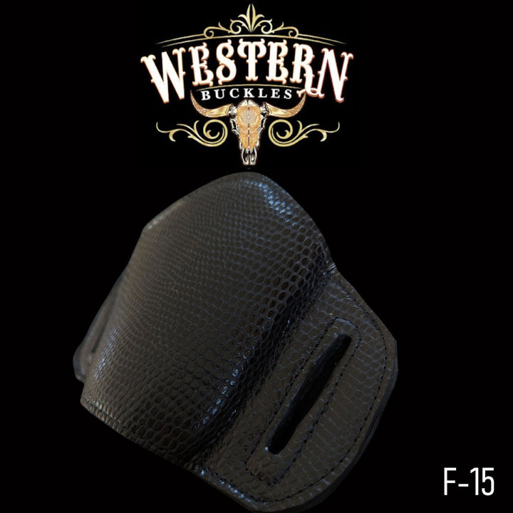 Gun Holster Black Snake-The Western Buckles