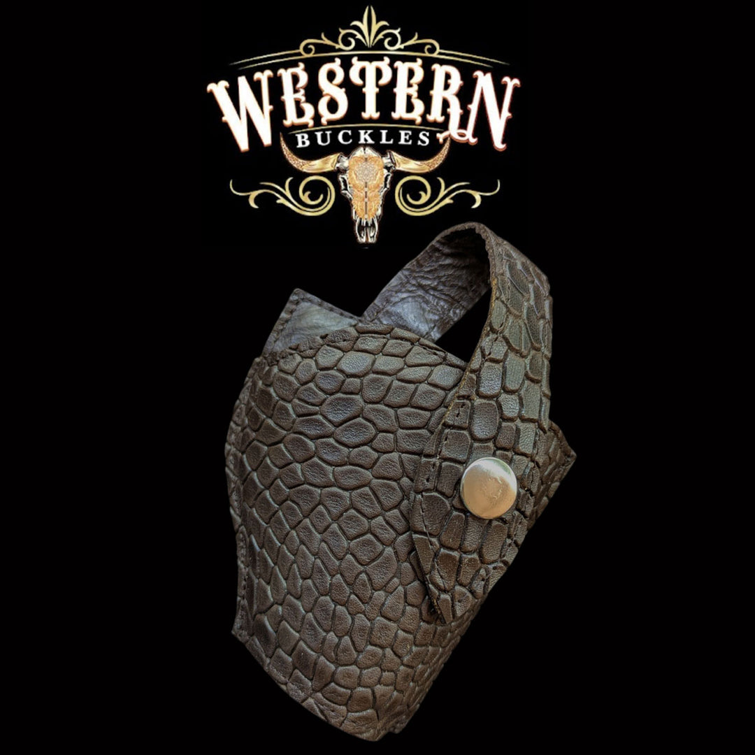 Gun Holster Brown Armadillo-The Western Buckles